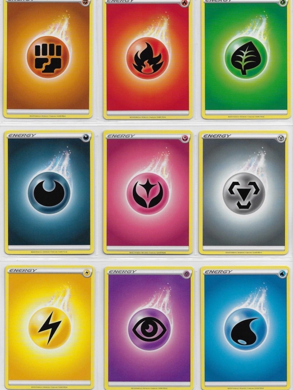 Pokémon Energy Card packs sealed 12 packs
